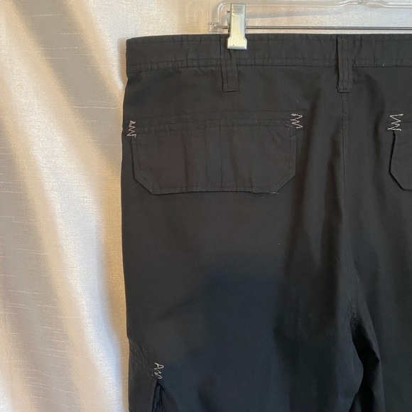 Point Zero Cargo Board Shorts Black Mens  40 - Picture 6 of 13